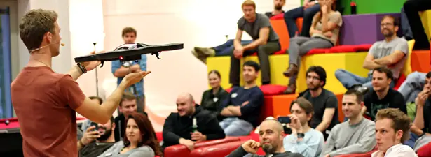 Video + Photos: Autonomous Navigation of Quadrocopters with Jakob Engel