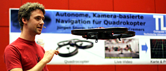 TechTalk Explore: Autonomous Navigation of Quadrocopters with Jakob Engel