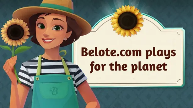 Belote.com plays for the planet